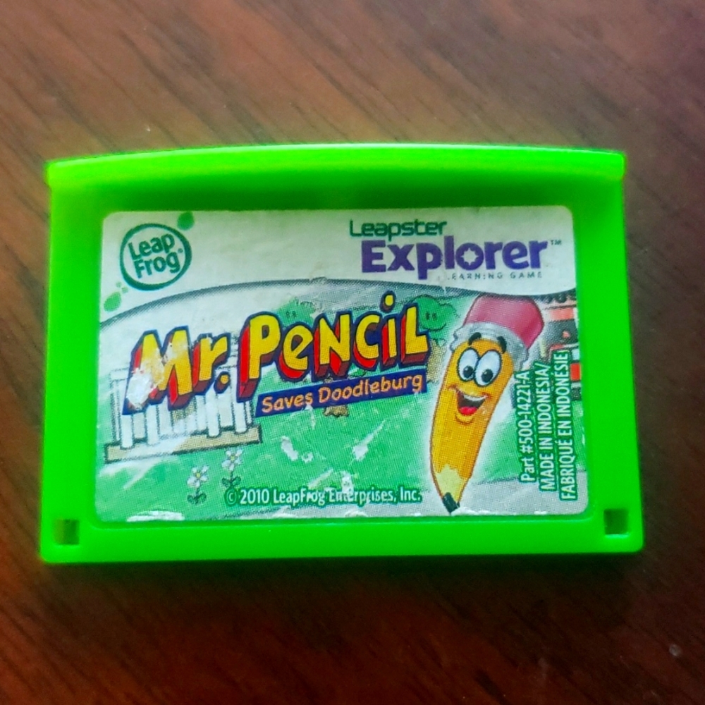 LeapFrog Explorer Learning Game Mr Pencil Saves Doodleburg